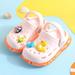 Sandals Baby Boys Girls Cute Cartoon Sandals Boys Girls Non-Slip Beach Pool Sandals Lightweight Slip-on Kids Clogs Pink-27