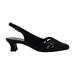 Easy Street Womens Adorable Square Toe SlingBack Classic Pumps