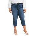 Leviâ€™s Women's Plus Size 311 Shaping Skinny Capri Jeans