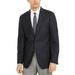 Calvin Klein Mabry Men's Slim-Fit Windowpane Wool Blend Sport Coat Navy 36R