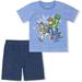 Disney Toy Story Boy's 2 Pack Tee Shirt and Shorts Set for Toddlers and Kids