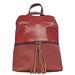 12" Red Backpack with Adjustable Strap