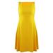 Simple Womens A-Line Sleeveless Dress With Pockets