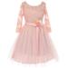 Big Girl Floral Lace Top Tulle Flower Holiday Party Flower Girl Dress USA Pink 12 JKS 2098 BNY Corner