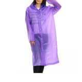 Men Women Waterproof Jacket PE Hooded Raincoat Rain Coat Poncho Rainwear