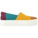 TOMS Venice Collection Alpargata Boardwalk Multi Heritage Canvas Platform