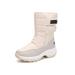 UKAP Women's Fleece-Lined Slip-Resistant Winter Ankle Snow Boot