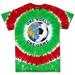 Soccer T-Shirt-One World Tie Dye (White, Green, Red)-Youth Small