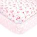 Luvable Friends Baby Girl Fitted Crib Sheet, Girl Basic Elephant, One Size