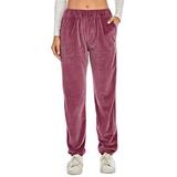 LELINTA Women's Big and Tall Sweatpants Sweatsuit Womens Jogger Sweatpants Velvet High Waist Loose Fit Long Yoga Trousers Pants, S-2XL