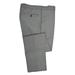 New Brooks Brothers Red Fleece Mens Flat Front 100% Wool Dress Pants Grey Striped (32W x 32L)