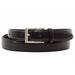 Florsheim Men's Black Crackle Grain Genuine Leather Belt