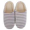 Promotion Clearance Striped Indoor Soft Bottom Cotton Slippers Slippers for Home Shoes Interior Non-Slip Shoes, Five Colors