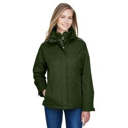 Ladies' Region 3-in-1 Jacket with Fleece Liner - FOREST - S