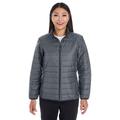 The Ash City - North End Ladies' Portal Interactive Printed Packable Puffer Jacket - HOUNDSTOOTH 156 - XL