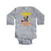 Inktastic Future Construction Worker with Cute Baby Elephant Infant Long Sleeve Bodysuit Unisex