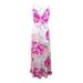 Calvin Klein Women's Strappy Floral-Print Gown