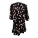 Bar III Women's Floral-Print Wrap Dress (XXL, Floating Flower)