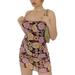 Women Sexy Spaghetti Strap Bodycon Dress Sleeveless Ruched Abstract Printed Backless Mini Dresses Party Clubwear