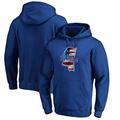 Ole Miss Rebels Fanatics Branded Banner State Pullover Hoodie - Royal