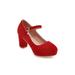 UKAP Women's Sandals High Heel Shoes Classy Ankle Strap Closed Toe High Heel Pumps