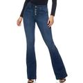 Sofia Jeans by Sofia Vergara Womenâ€™s Melisa Flare Jeans with Embroidered Pockets