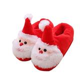 Winter New Slippers Cute Santa Plush Warm Women Home Shoes Non-slip Women Slippers