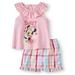 Disney Minnie Mouse Baby Girl Tee and Short, 2-Piece set