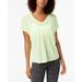 Calvin Klein Womens Performance Relaxed Tie-Back T-Shirt