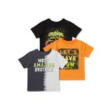 Garanimals Baby Boy & Toddler Boy Graphic T-Shirts Multipack, 3-Pack (12M-5T)