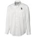 Delaware Fightin' Blue Hens Cutter & Buck Big & Tall Epic Easy Care Fine Twill Long Sleeve Button-Down Shirt - White