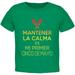 Cinco De Mayo - Mantener Calma Primer Cinco De Mayo Kelly Green Toddler T-Shirt - 2T