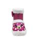 Disney Minnie Mouse Cozy Faux Fur Lined Slipper Bootie (Toddler Girls)