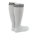 Lian Style Unisex Children 2 Pairs Knee Length Sports Socks for Baseball/Soccer/Lacrosse XS White