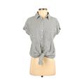 Pre-Owned Old Navy Women's Size M Short Sleeve Button-Down Shirt