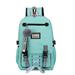 Large School Bags for Teenage Girls Usb with Lock Anti Theft Backpack Women Book Bag High School Bag Youth Leisure College, Green