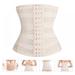 1pc Women Body Shaper Latex Rubber Waist Trainer Cincher Under Bust Corset Shapewear