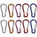 10pcs Carabiner Clips Reuse Heavy Duty Keychain Clip For Camping Hiking Outdoor