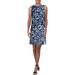 Lauren Ralph Lauren Womens Lonia Sleeveless Ruffled Casual Dress