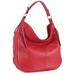 DELUXITY Hobo Shoulder Bags for Women Tote Handbags Fashion Large Capacity (RED)