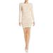 Ronny Kobo Women's Zivit Sweater Dress, Medium, Beige Multi