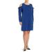 Michael Michael Kors Women's Plus Size Pleated Cold Shoulder Dress