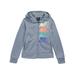 Nike Therma Girls Gray Zip Front Hoodie Sweatshirt Jacket Dri-fit