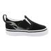 Vans Slip-On V Boys/Toddler Shoe Size 9.5 M Toddler Athletics VN0A3488WKJ ((Suede Flame) Black/True White)