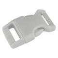 5/8 inch Grey Contoured Side Release Plastic Buckle Closeout