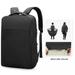 Multi-function Backpack Multi-layer Computer Bag RFID -swiped Pocket USB Port Waterproof Travel Bag with Raincoat