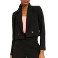 Women's Jacket Cropped Double Breasted Blazer 12