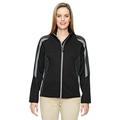 A Product of Ash City - North End Ladies' Strike Colorblock Fleece Jacket - BLACK 703 - XS [Saving and Discount on bulk, Code Christo]