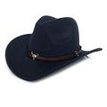 Flmtop Hat Wide Brim Strap Comfortable Wide Brim Cowboy Hat for Home