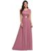 Ever-Pretty Women's Party Dress Long Bridesmaid Dress for Wedding 00646 Orchid US22